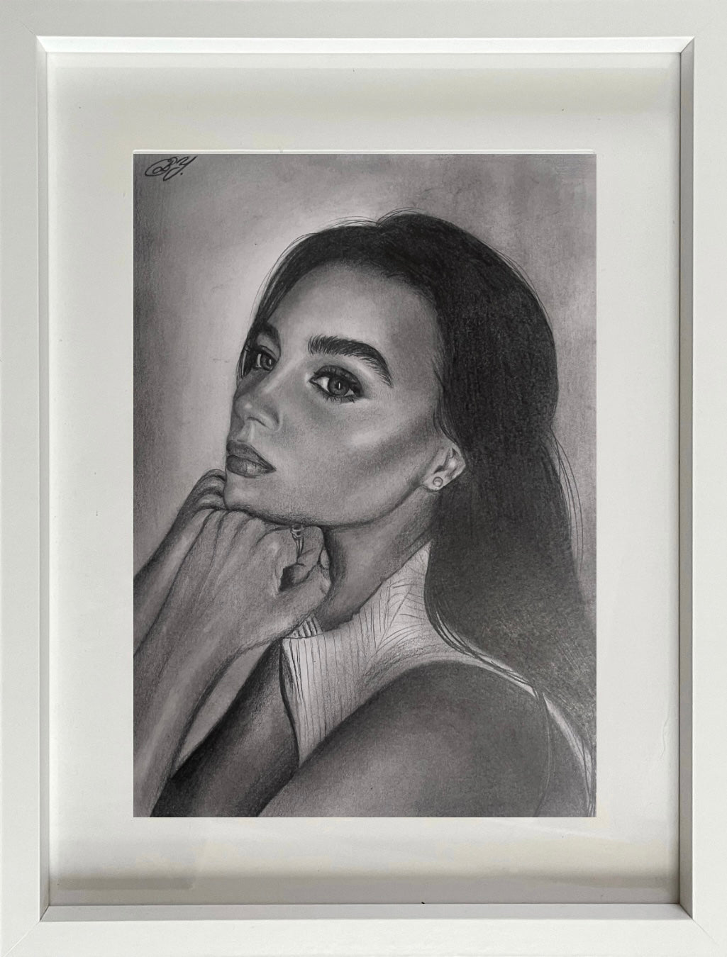 Commissioned Pencil Drawing – Custom Portrait Artwork