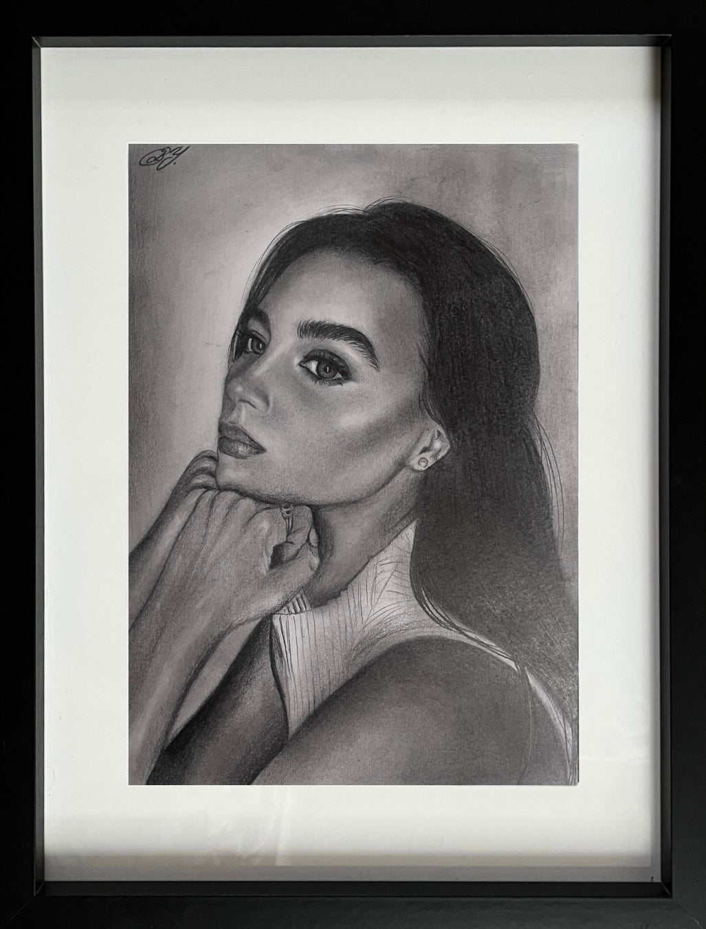 Commissioned Pencil Drawing – Custom Portrait Artwork