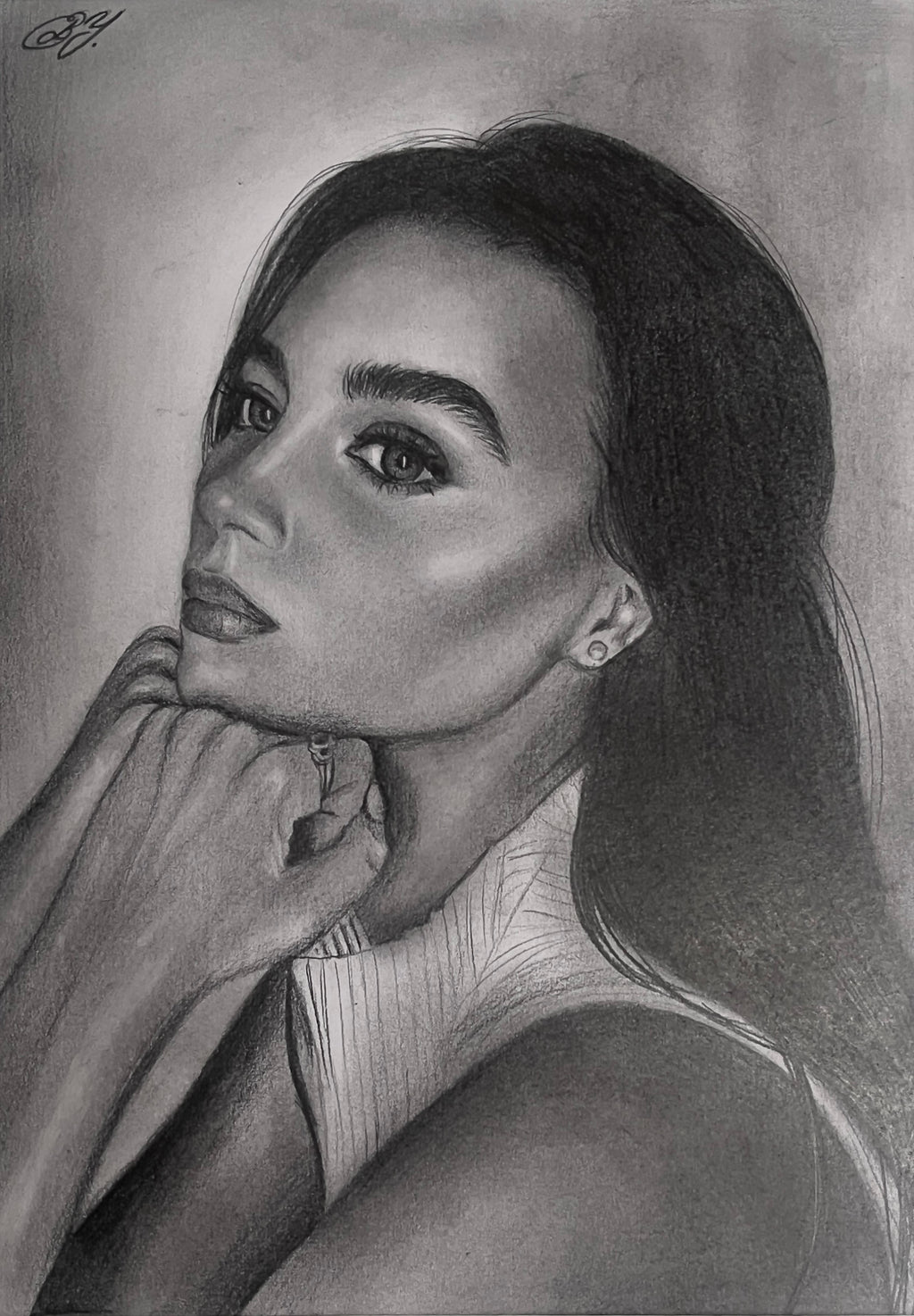 Commissioned Pencil Drawing – Custom Portrait Artwork
